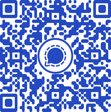 Scan to message on Signal